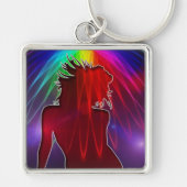 Loving Me #-Premium Square Keychain キーホルダー (正面)