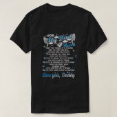 Loving Memorial私のパパTシャツは私のパパのために住んでいる Tシャツ (デザイン正面)