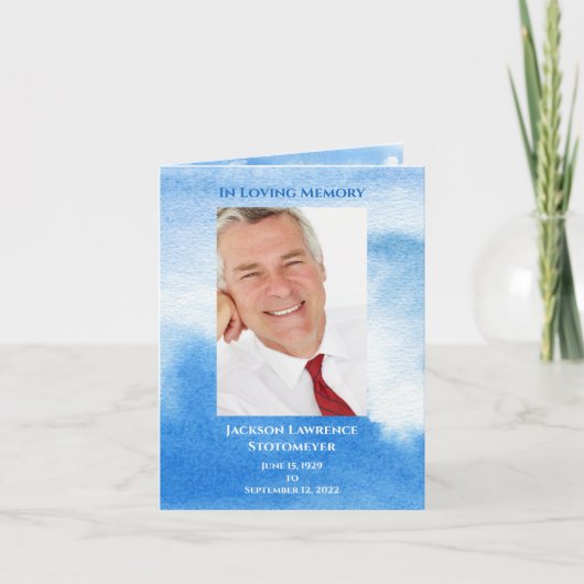 Loving Memoryお祝いメモリアル写真ありがとう ノートカード (正面)