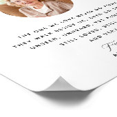 Loving Memoryのサインに写結婚真の写真 ポスター (角)