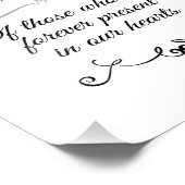 Loving Memoryのサイン結婚フォトプリント フォトプリント (角)