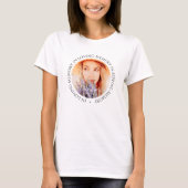 Loving Memoryのシンプルモダンカスタム写真 Tシャツ (正面)