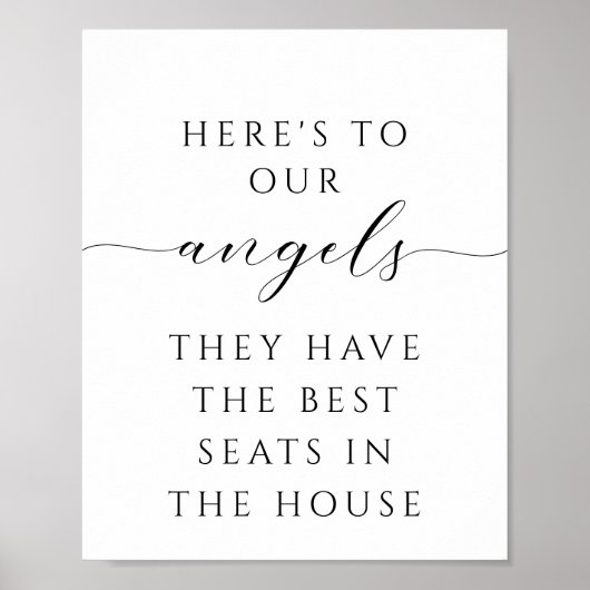 Loving Memoryのシンボルや象徴のミニマル結婚リストスクリプト ポスター (正面)