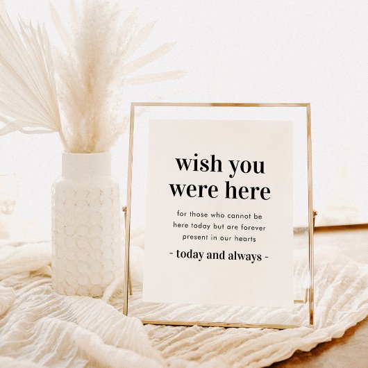 Loving Memoryの兆候 |君がここにいることを願結婚う ポスター