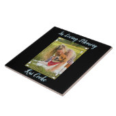 Loving Memoryの名前をカスタムする写真 タイル (側面)