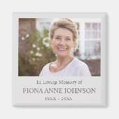 Loving Memoryの悔やみや弔慰写真 マグネット (正面)