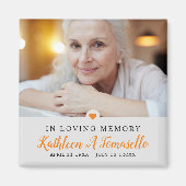 Loving Memoryの悔やみや弔慰写真 マグネット (正面)