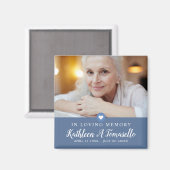 Loving Memoryの悔やみや弔慰写真 マグネット (正面/裏面)