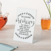 Loving Memoryの結婚サイン 台座サイン (インサイチュ)