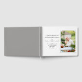 Loving Memoryの縦方向の写真の哀悼の意 ゲストブック (全面)