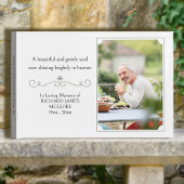 Loving Memoryの縦方向の写真の哀悼の意 ゲストブック