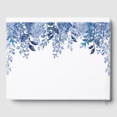 Loving Memoryの青いフローラスクリプト ゲストブック (裏面)