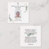 Loving Memoryサンキューカード ノートカード (正面/裏面)