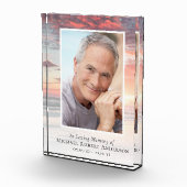 Loving Memoryサンセット写真悔やみや弔慰Tribute フォトブロック (右)