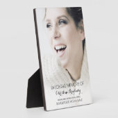 Loving Memoryスタイリッシュ Photoミニマルで フォトプラーク (側面)