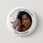 Loving Memoryスタイリッシュ Photoミニマルで 缶バッジ (正面)