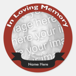 Loving Memoryステッカー ラウンドシール