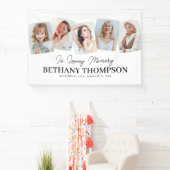 Loving Memoryフォトコラージュ葬儀バナー 横断幕 (インサイチュ)