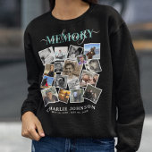 Loving Memoryフォトコラージュ記念碑 スウェットシャツ