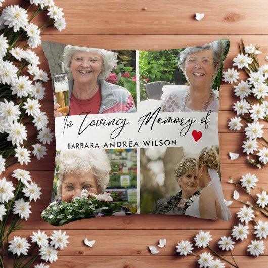 Loving Memoryフォトコラージュ クッション