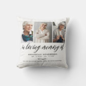 Loving Memoryフォトコラージュ クッション (正面)