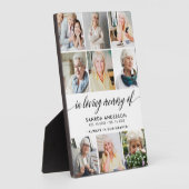 Loving Memoryフォトコラージュ フォトプラーク (側面)