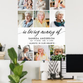 Loving Memoryフォトコラージュ ポスター (ホームオフィス)