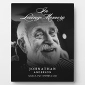 Loving MemoryフォトスクリプトエレガントTabletop フォトプラーク (正面)