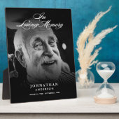 Loving MemoryフォトスクリプトエレガントTabletop フォトプラーク (側面)