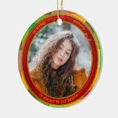 Loving Memoryフォトプレイド セラミックオーナメント (左)