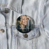 Loving Memoryフォトメモリアルのスクリプト 缶バッジ (インサイチュ)