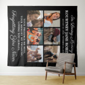 Loving Memoryフォトメモリアル タペストリー (インサイチュ(横))