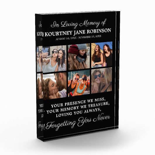 Loving Memoryフォトメモリアル フォトブロック (左)