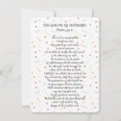 Loving Memoryフォト祈りの言葉カード 招待状 (裏面)