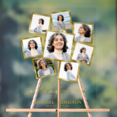 Loving Memoryメモリアルの写真コラージュ アクリルサイン (ニュートラル)