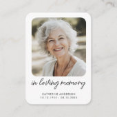 Loving Memoryメモリアルモダン財布カード エンクロージャーカード (正面)