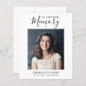 Loving Memory写真のサービスの順序で予算 (正面/裏面)