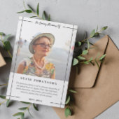 Loving Memory写真の発表の灰色の線 招待状