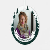 Loving Memory写真クリスマスメタル メタルオーナメント (正面左)