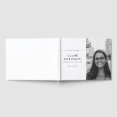 Loving Memory写真ハートスクリプト葬儀クラス ゲストブック (全面)