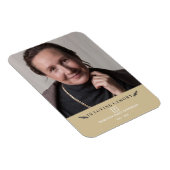 Loving Memory写真ミニマルな愛する人の金ゴールド マグネット (右側)