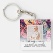 Loving Memory写真ムーディフローラメモリアル キーホルダー (正面)