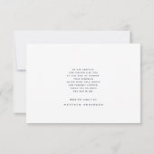 Loving Memory写真モダン数々の中 サンキューカード (裏面)