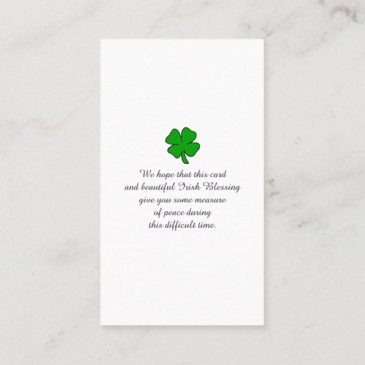 Loving Memory写真共感表 名刺 (裏面)