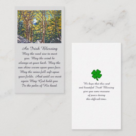 Loving Memory写真共感表 名刺 (正面/裏面)