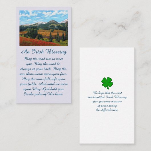 Loving Memory写真共感表 名刺 (正面/裏面)