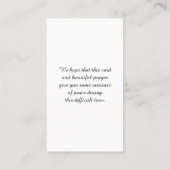 Loving Memory写真共感表 名刺 (裏面)