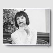 Loving Memory白黒メモリアル写真 ゲストブック (裏面)