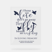 Loving Memory結婚's アクリルサイン (正面)