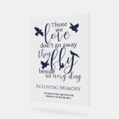 Loving Memory結婚's アクリルサイン (傾斜)